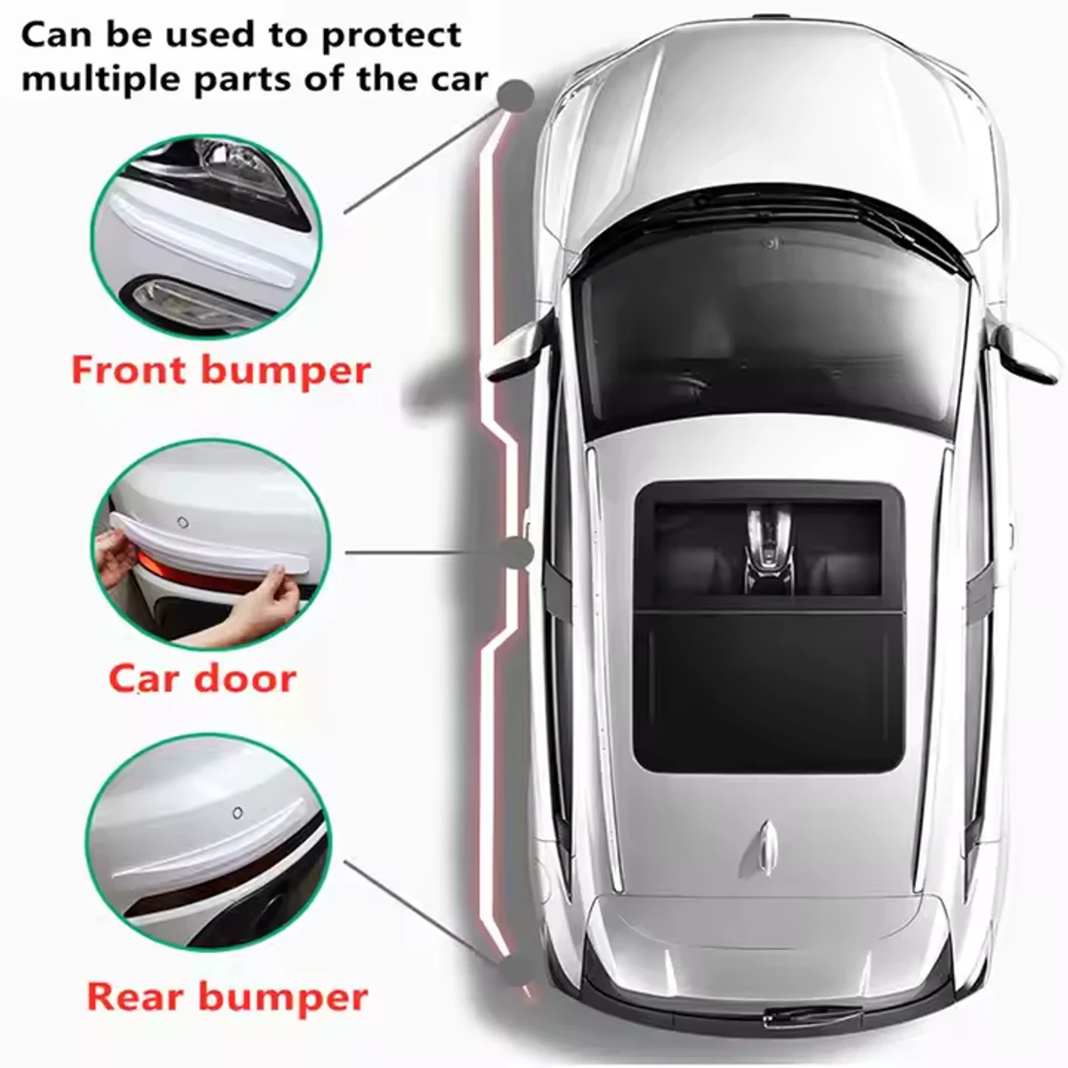 Black Colour Strip(4 Pcs)