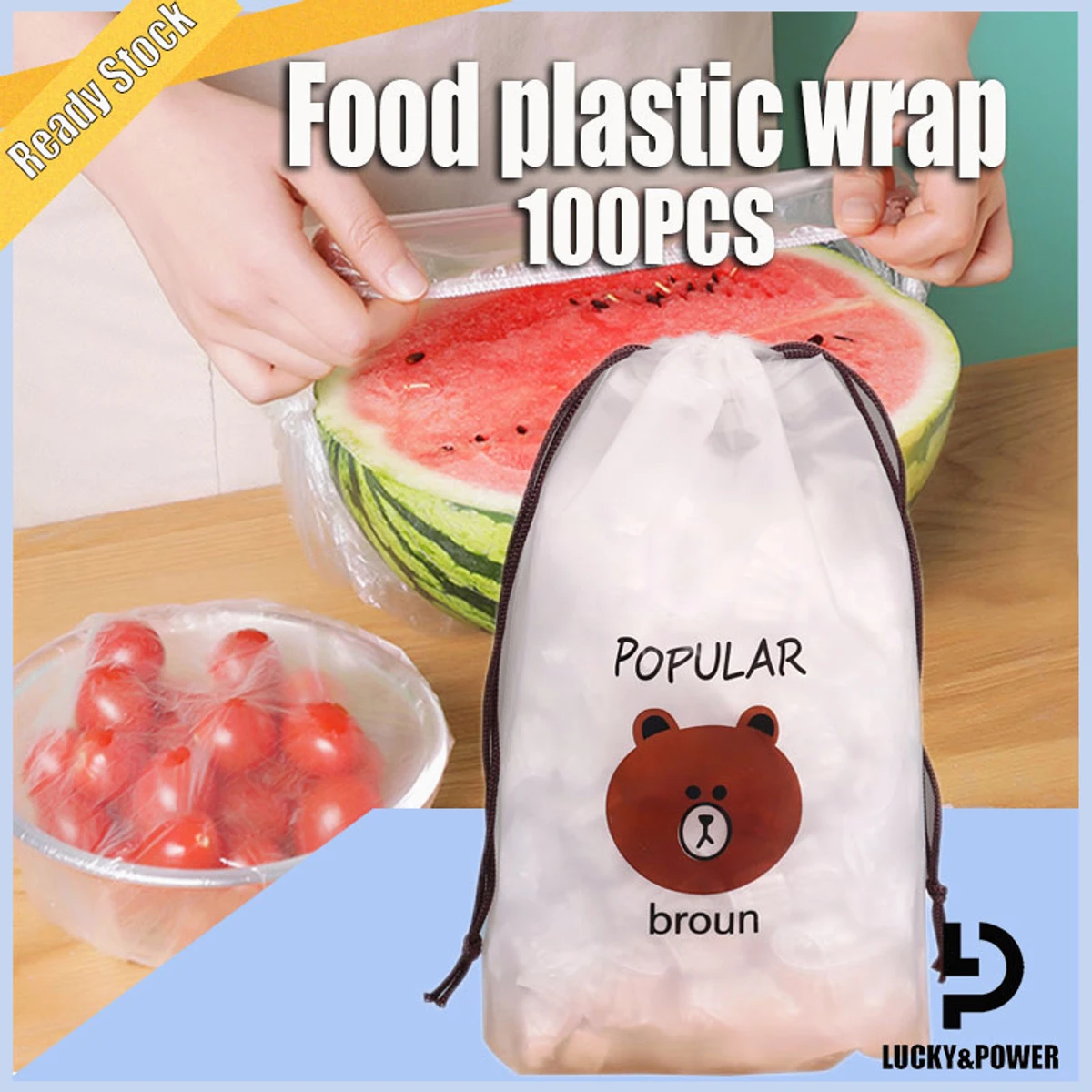 100pcs food cover wrap