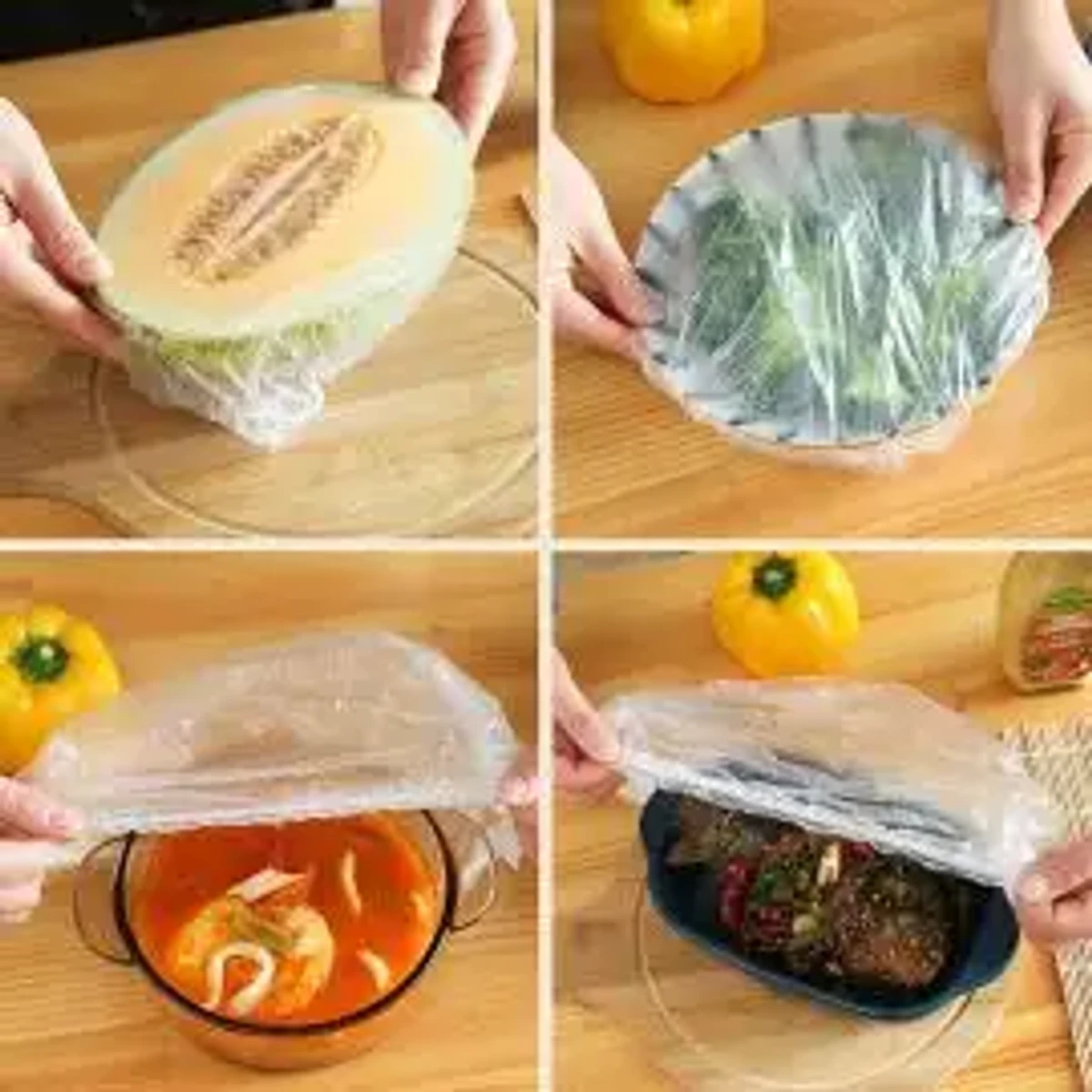 300 pcs food cover wrap