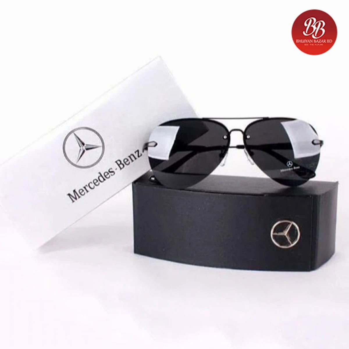 Luxury Mercedes-Benz Sunglass - M743G Black Replica Edition