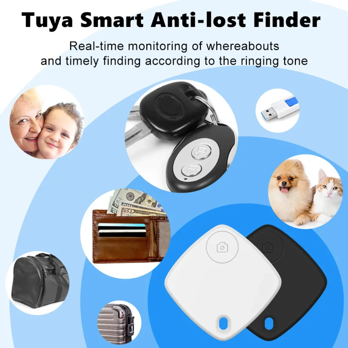 Anti Lost Smart Tag Device – Key Finder Wireless Smart Tracker890