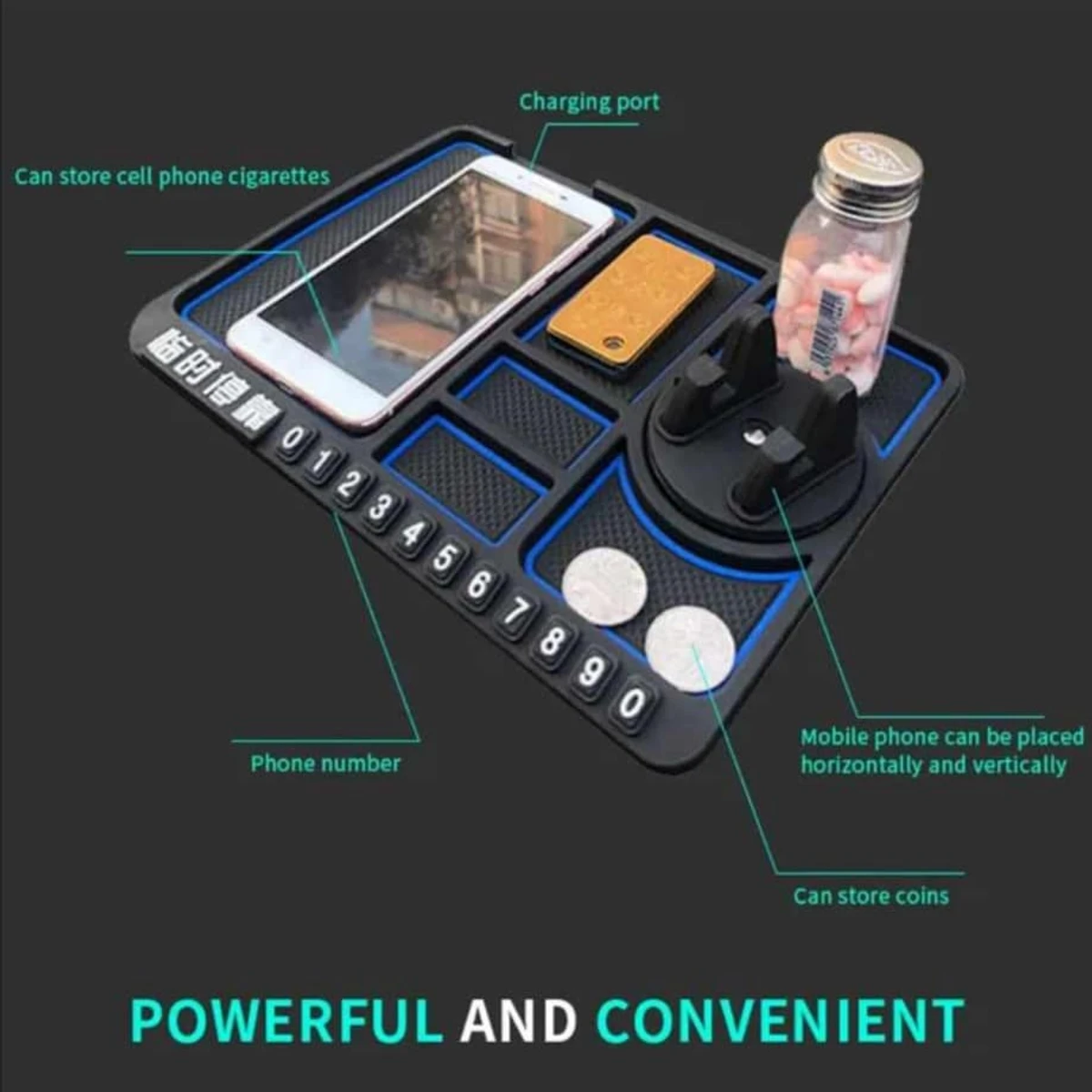 Car Anti-Slip Multifungctional Storage Mat