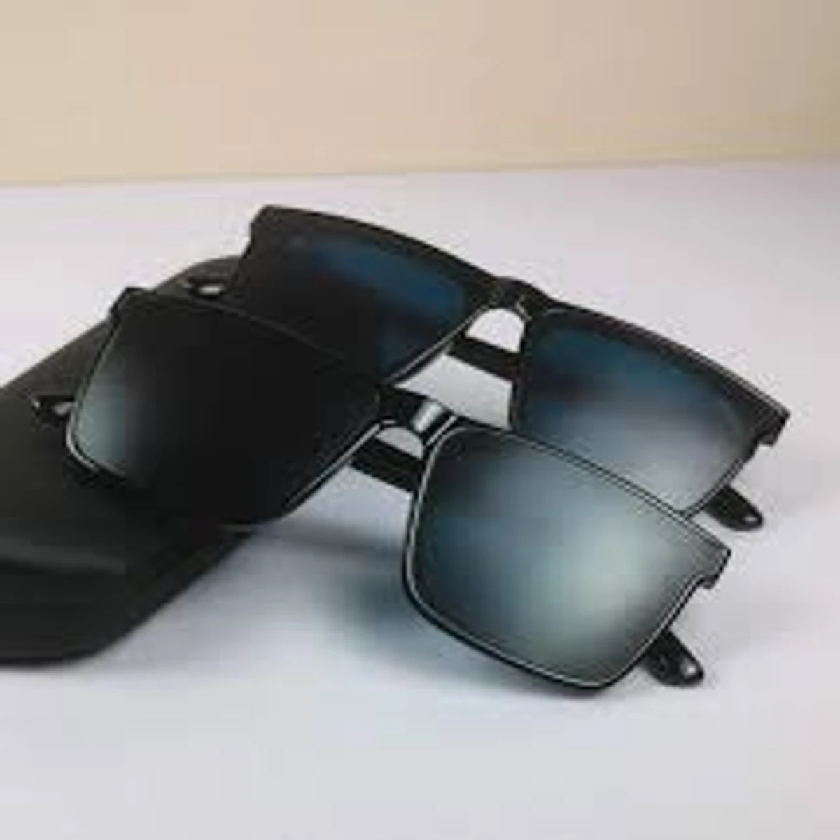 Original Double Poly New Stylish Black Sunglass for Men 2024 (ডাবল পলি সানগ্লাস)