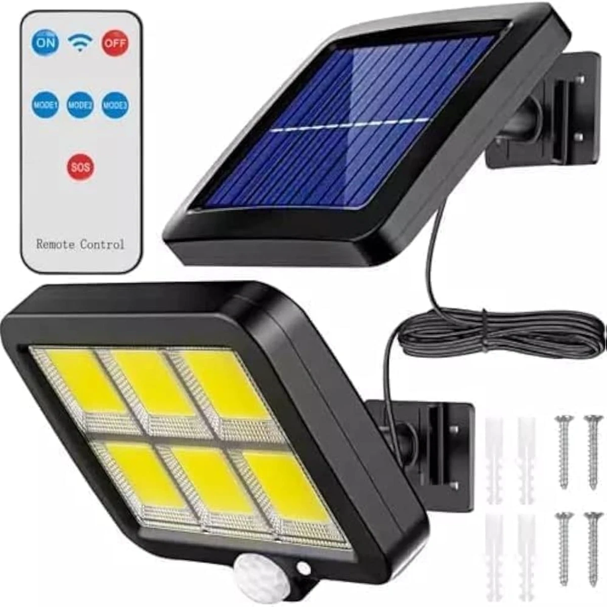 120 LED Smart Solar Motion Sensor Light