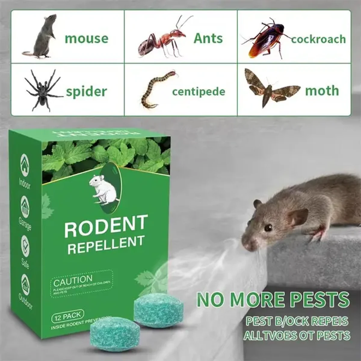 Rodent Repellent (1 Packet 10 pcs)