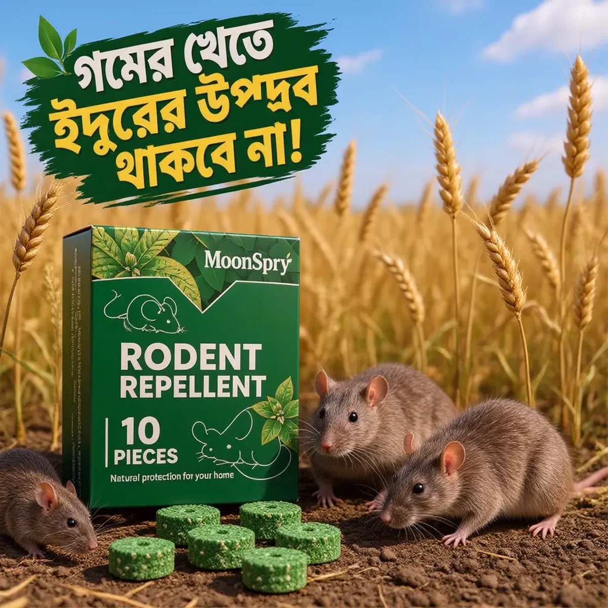 Rodent Repellent (2 Packet 20 pcs)