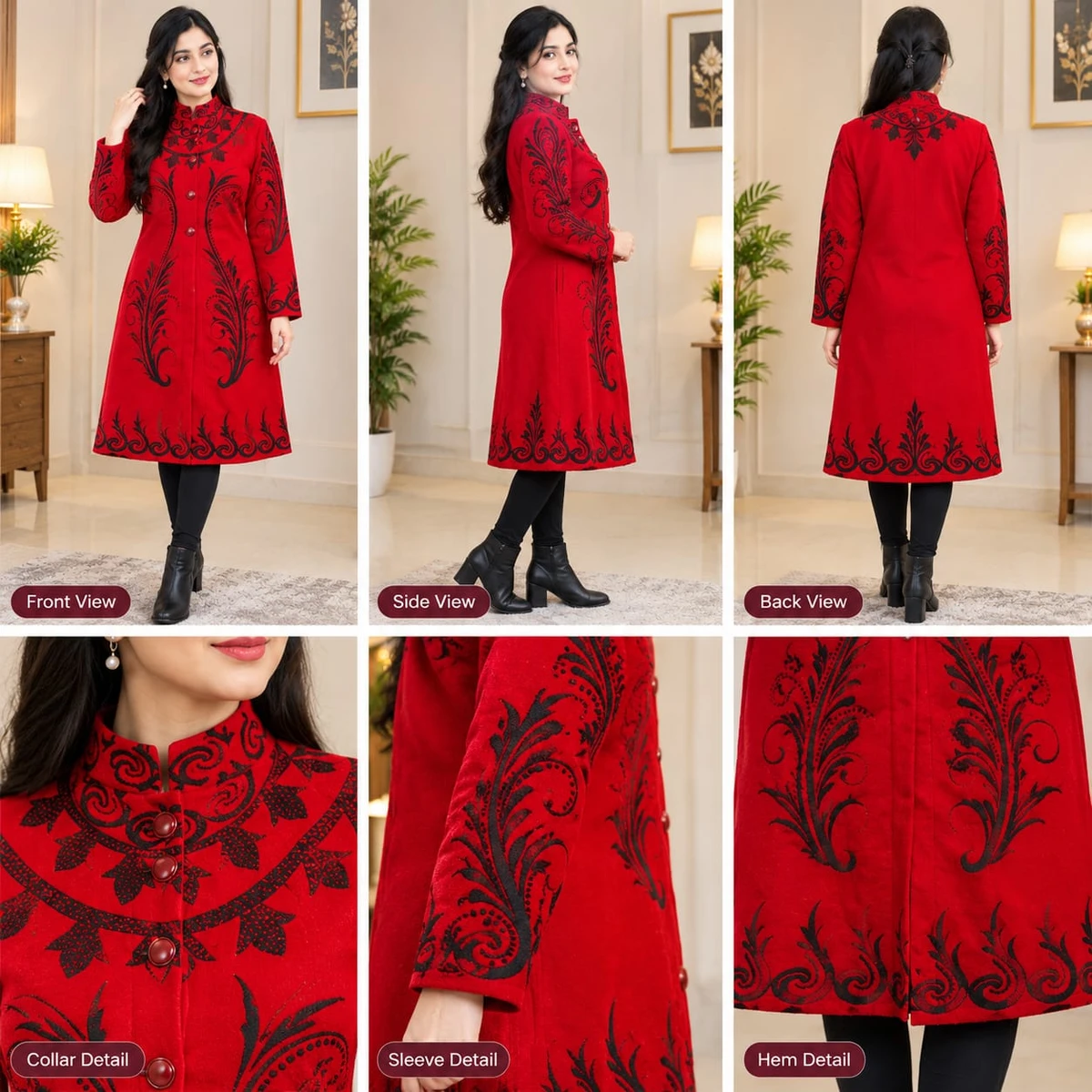 কাশ্মীরি পামপাড়া কোট (COD-301)