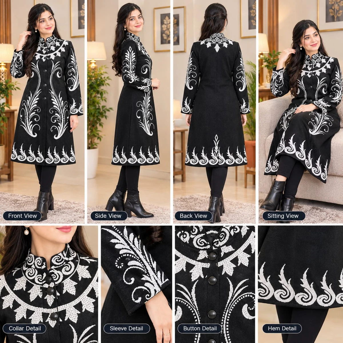 কাশ্মীরি পামপাড়া কোট (COD-301)