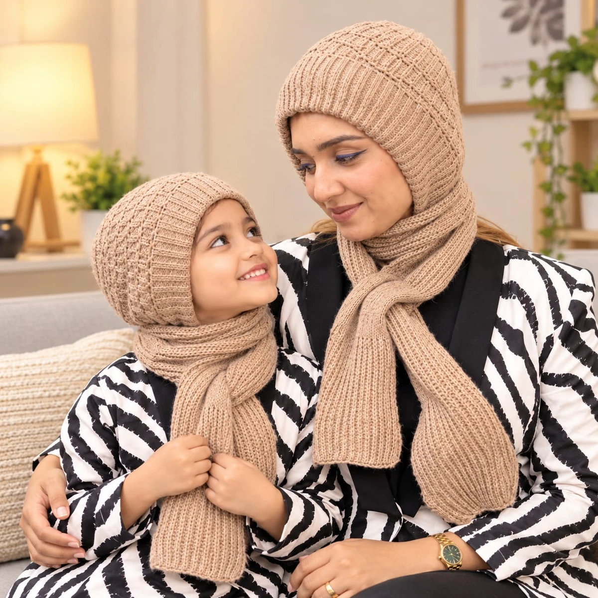 মা-মেয়ে কম্বো প্যাক(Brown)