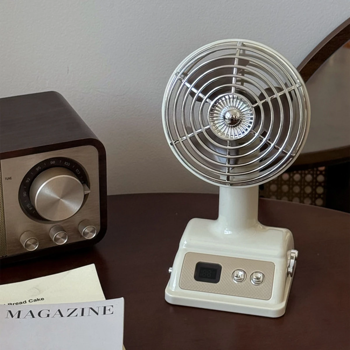 🔋 Rechargeable Mini Desktop Fan
