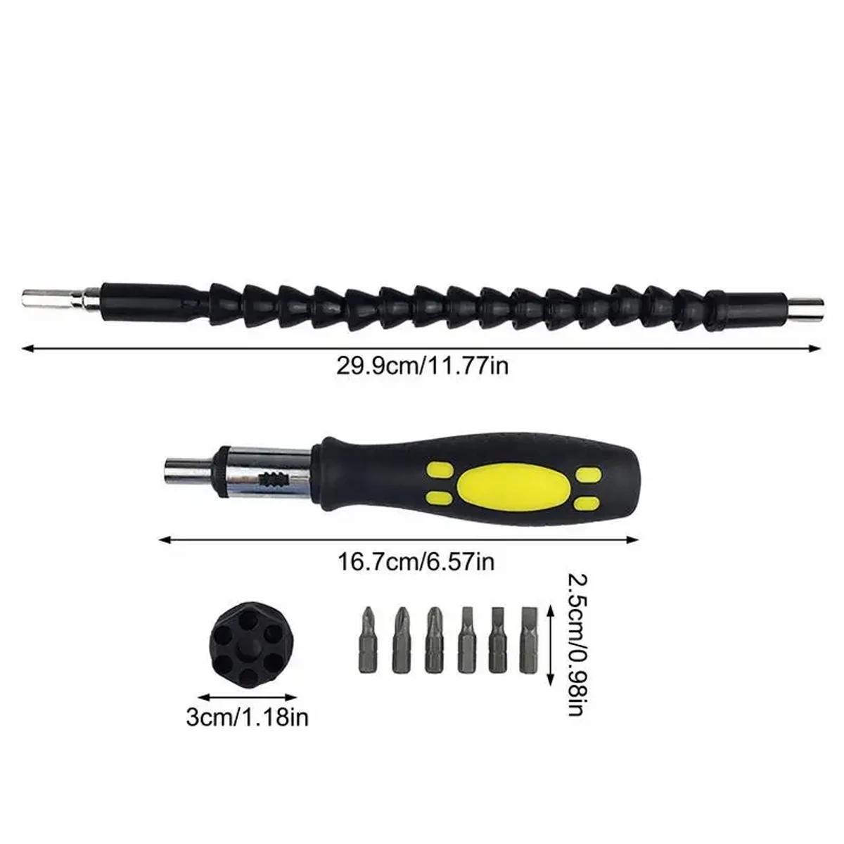 Multi-functional Snake Bit Drill Bit Extender Set (Universal)