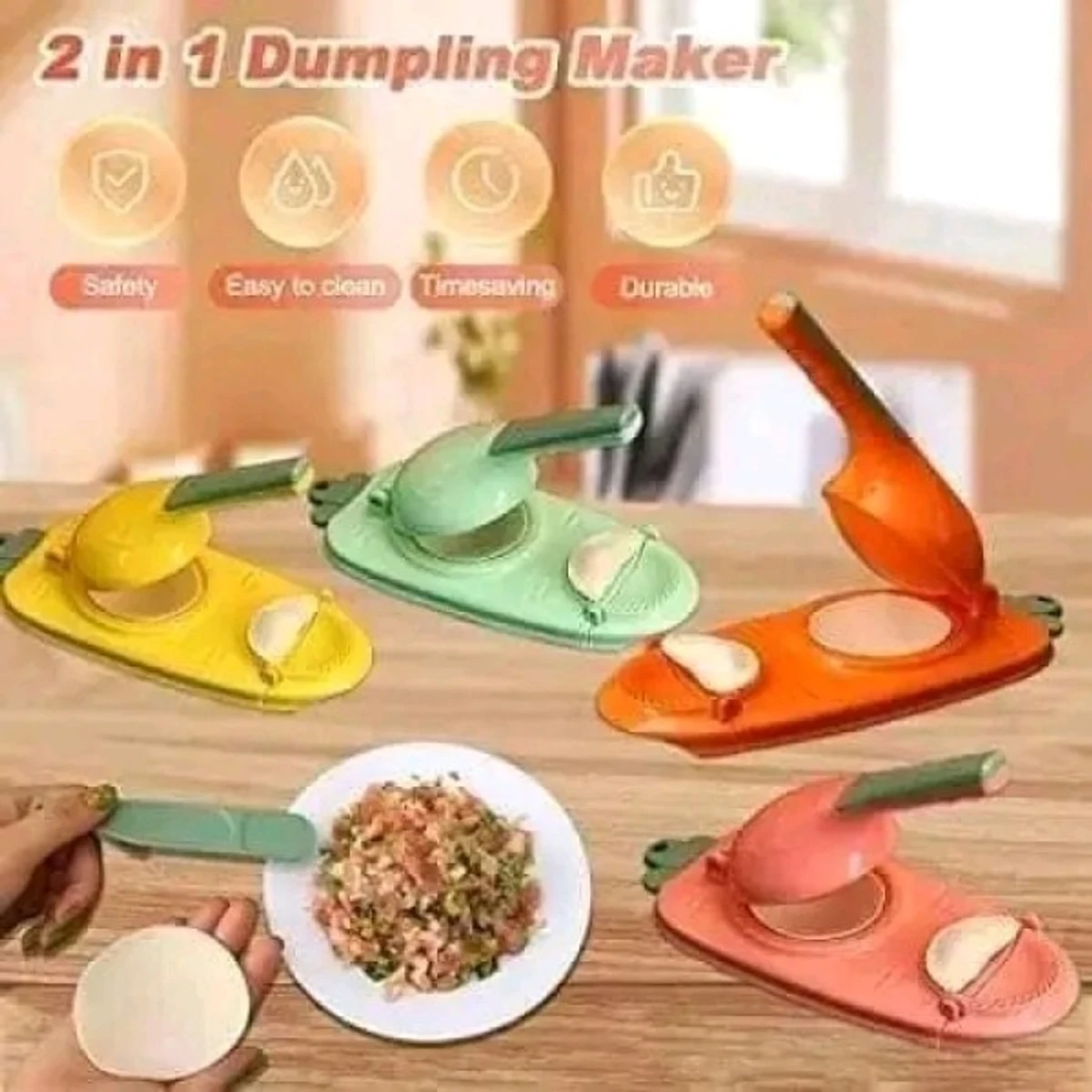 2 IN 1 DUMPLING MAKER MACHINE NEW