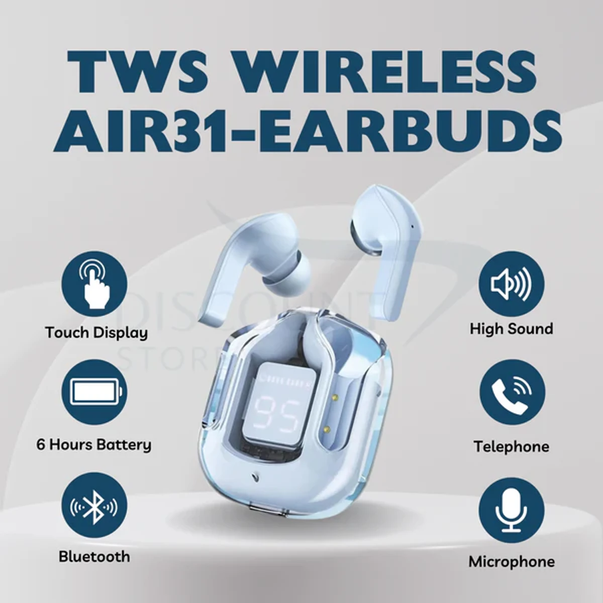 High quality Air31 TWS Earbuds