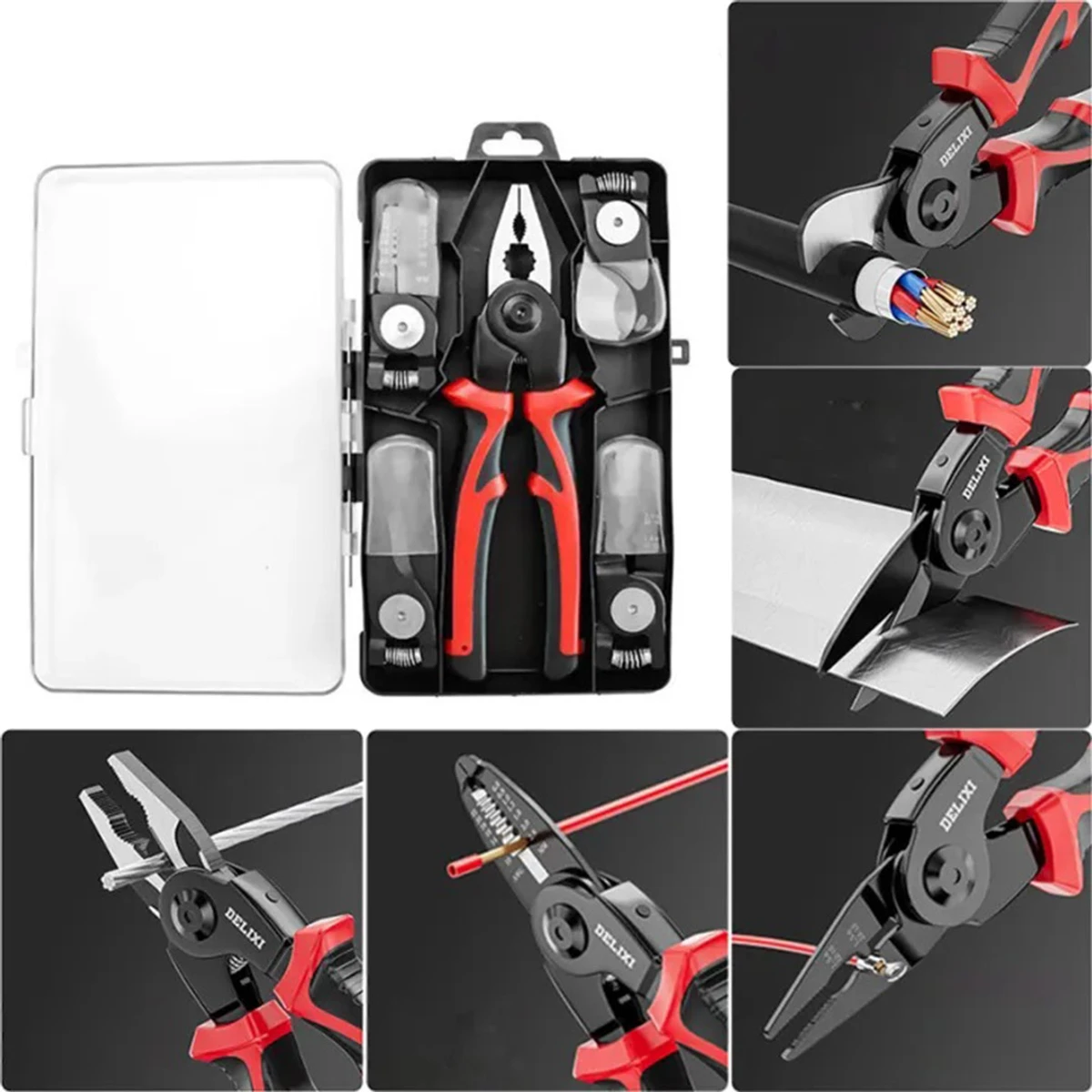 Fast Multifunctional 5 In 1 Replaceable Tools Set