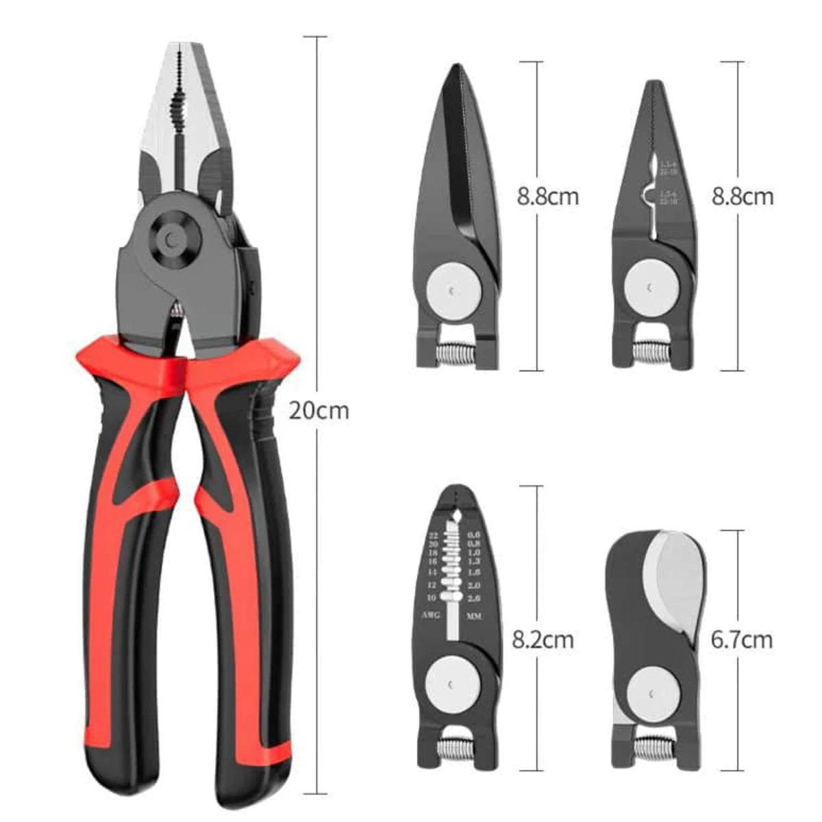 Fast Multifunctional 5 In 1 Replaceable Tools Set