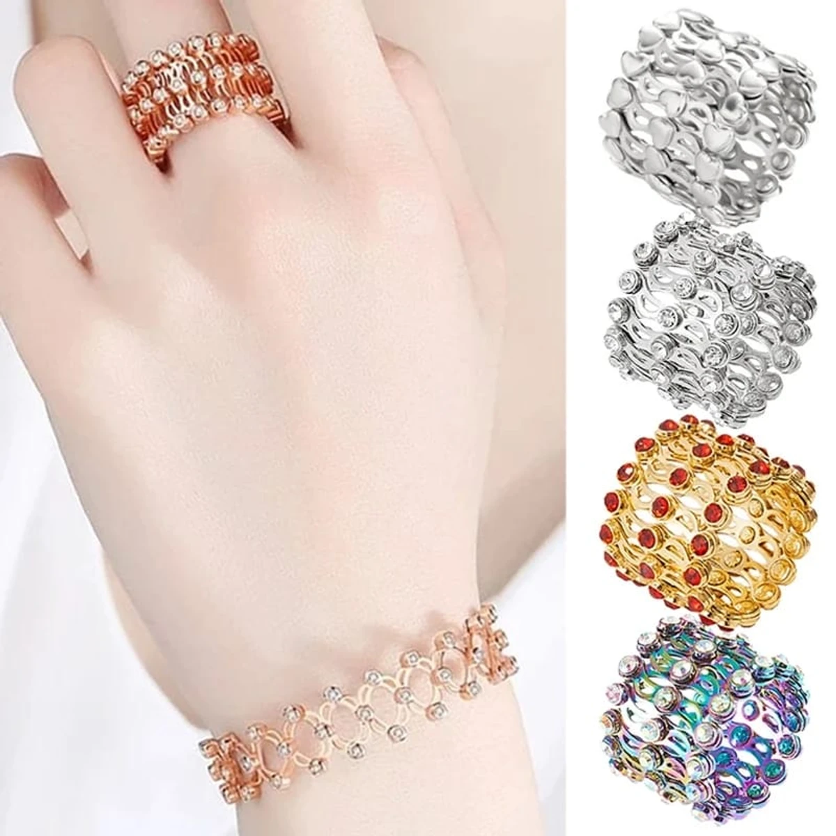 2 IN 1 Ring Bracelet