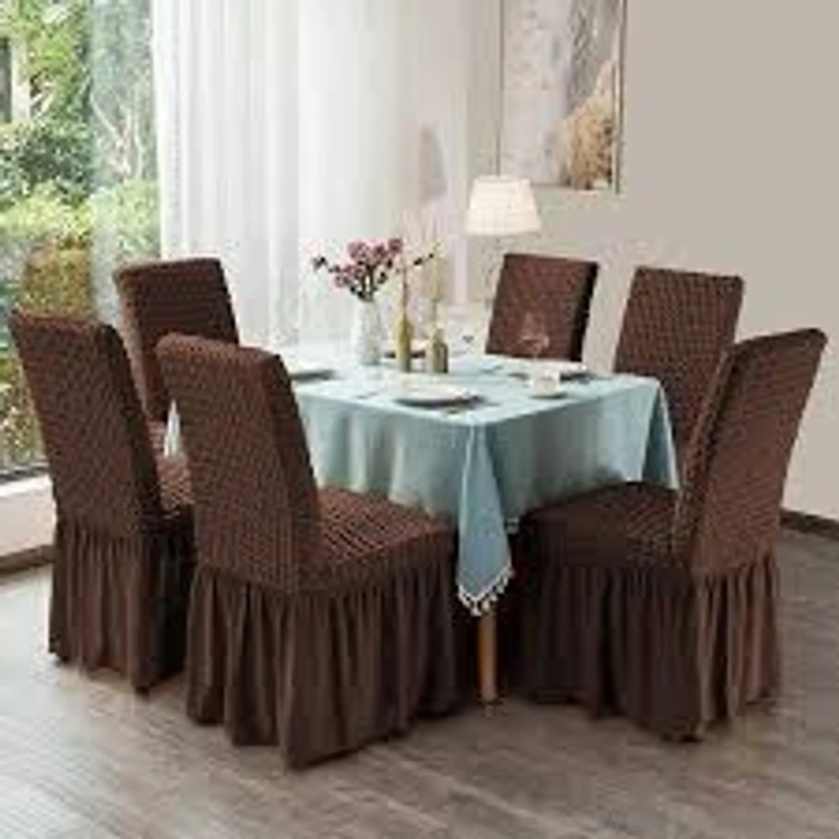 Chair Covers for Dining Room Seat (coffee colour)