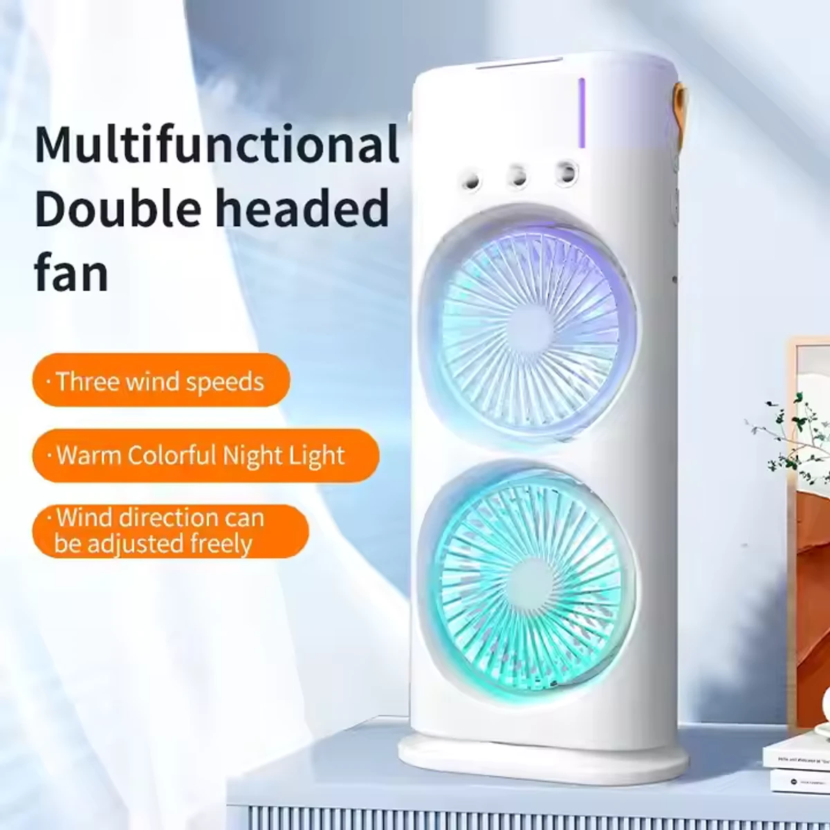 Double Cool Spray Fan Remote Control