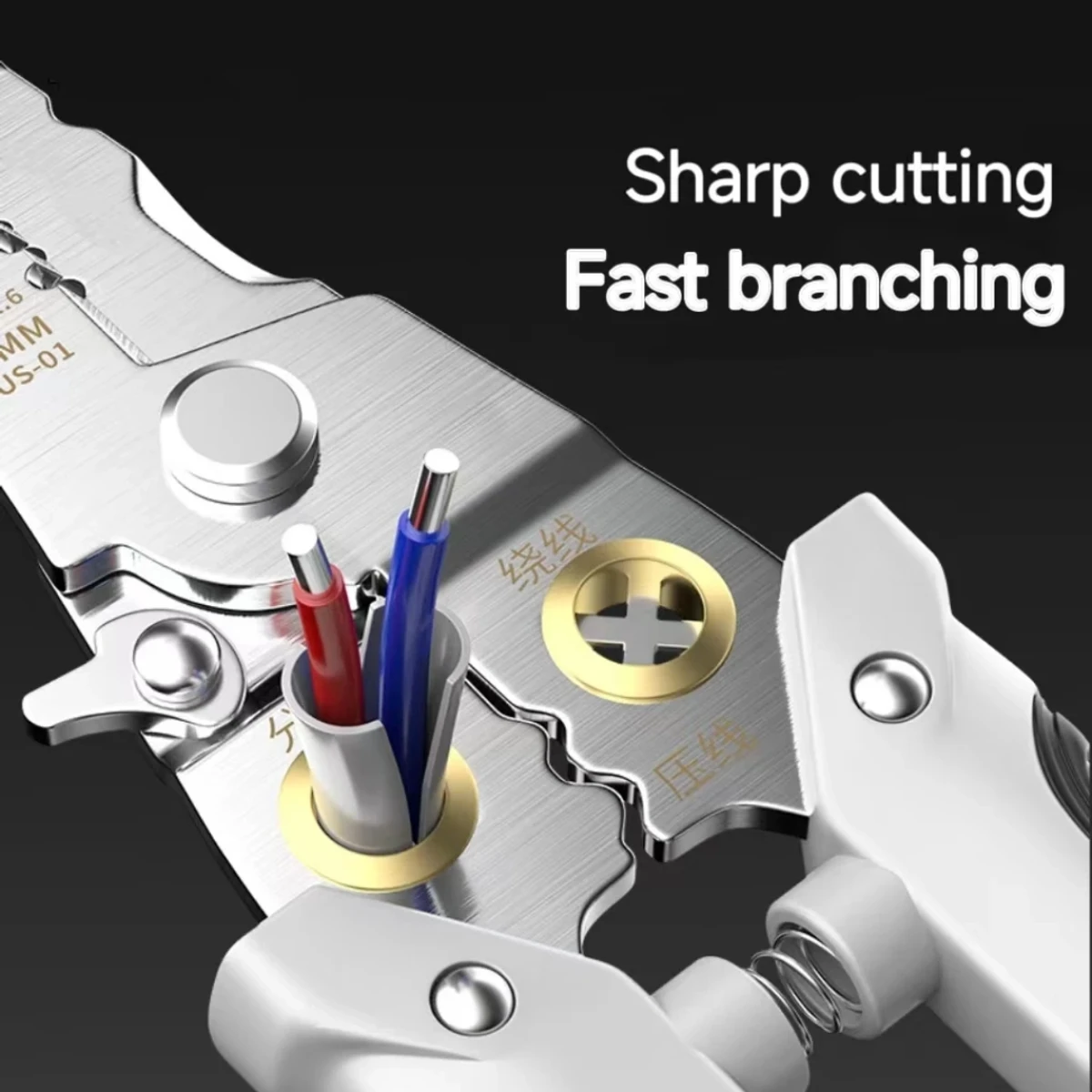 1 Pcs Multifunctional Wire Stripper