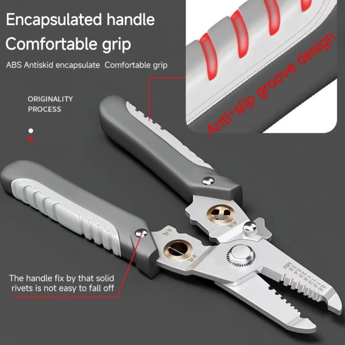 1 Pcs Multifunctional Wire Stripper