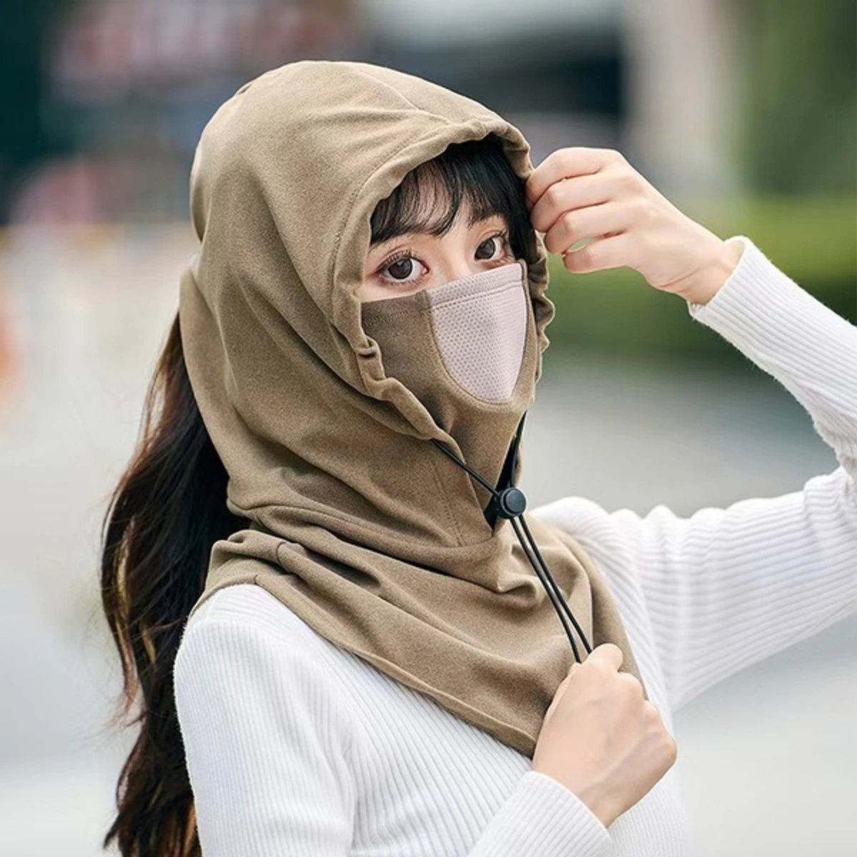 Balaclava Windproof Full Face Mask (Khaki)